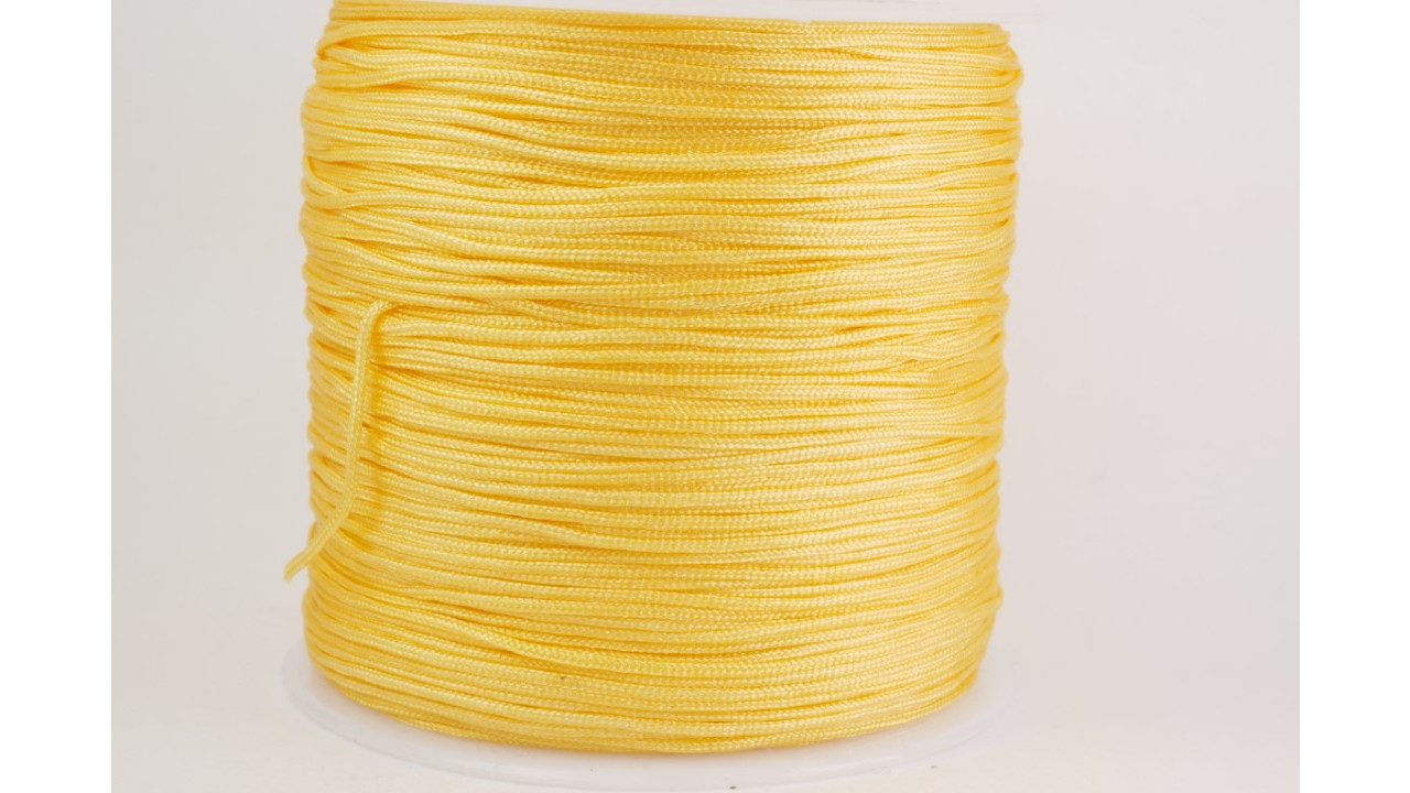 D01 Makramee Garn 0 8mm Soft Yellow CHRISOLLY 0 19