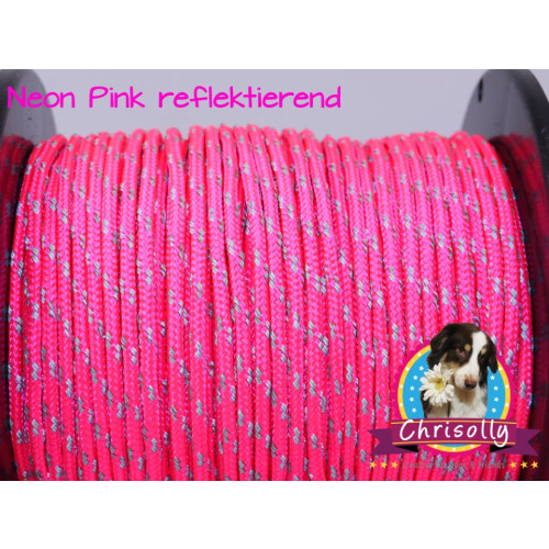 US - Cord  Typ 2 Neon Pink reflektierend
