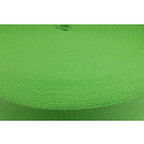 Gurtband aus Baumwolle 30mm Hellgrün