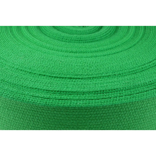 Gurtband aus Baumwolle 30mm Grün