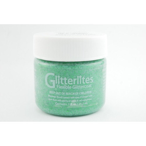 Glitterlites Kelly Green - Angelus Lederfarbe - 29,5 ml (1 oz.)