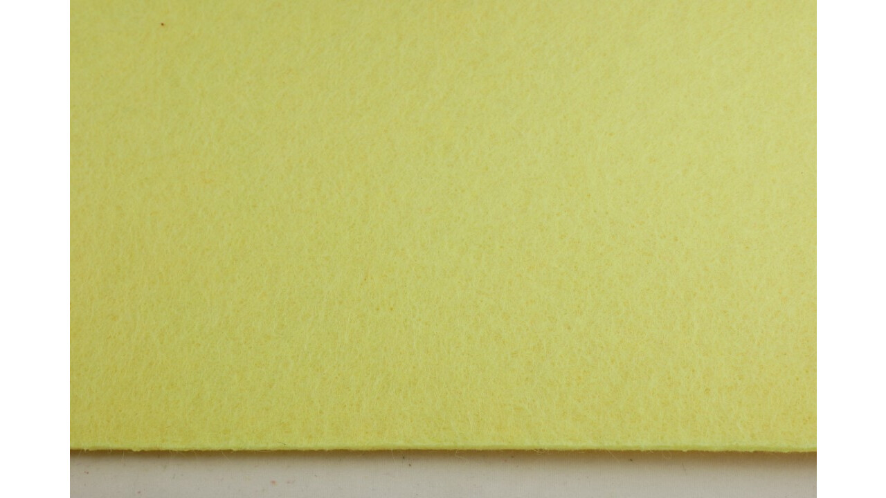 GLOREX Bastelfilz, Gelb, 40 X 30 Cm, 4 Mm Dick | 1 Filzplatte Für Kreative Projekte