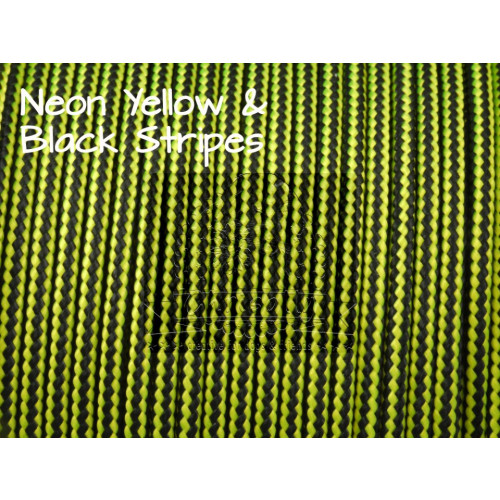 US - Cord  Typ 2 Neon Yellow & Black Stripes