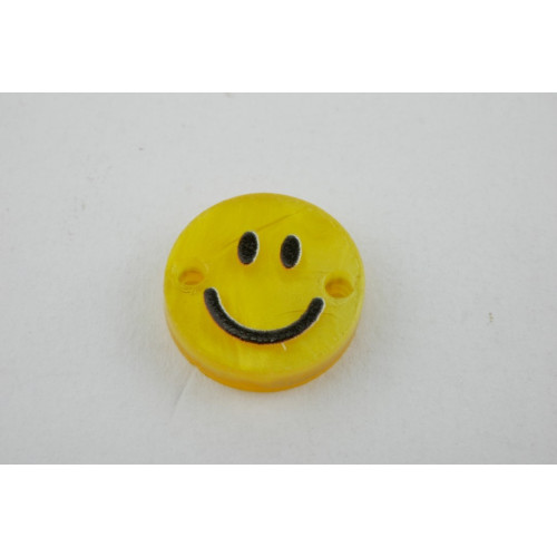 Verbinder Smiley Schimmer Gelb