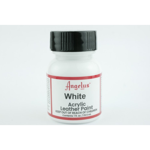 White - Angelus Lederfarbe Acryl - 29,5 ml (1 oz.)