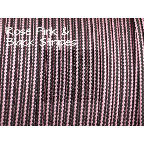 US - Cord  Typ 2 Rosa Pink & Black Stripes