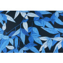 Softshell Blätter Blau 10 x 70 cm
