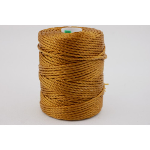 C-Lon Tex 400 Bead Cord 0,9mm Golden Brown 35m Rolle