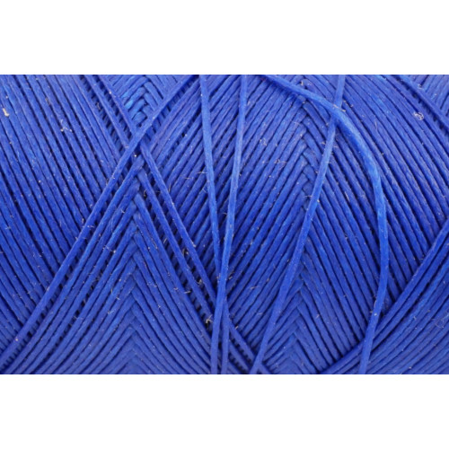 Gewachstes Polyestergarn 0,6 mm Blau