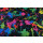 Wasserabweisender Stoff Bunte Farbklekse 10 x 75 cm