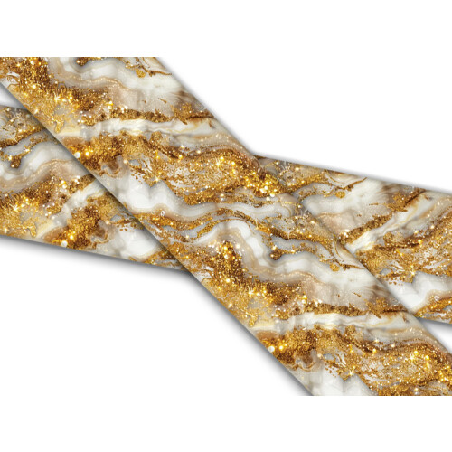 Biothane mit UV Druck 38mm "Gold Marble 2"