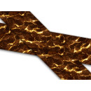 Biothane mit UV Druck 16mm "Braun & Gold...