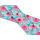 Biothane mit UV Druck 38mm "Blumen Pink Blau"