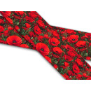 Biothane mit UV Druck 19mm "Klatschmohn"