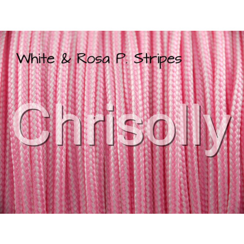 US - Cord  Typ 2 White & Rosa P. Stripes
