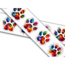 Biothane mit UV Druck 16mm "Painted Paws"