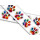 Biothane mit UV Druck 16mm "Painted Paws"