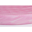 Wasserabweisendes Gurtband 20mm Rosa-Weiß Translucent