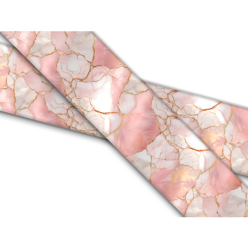 Biothane mit UV Druck 19mm "Marble Rose Gold"