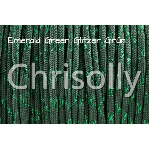 US - Cord  Typ 3 Emerald Green Glitzer Grün
