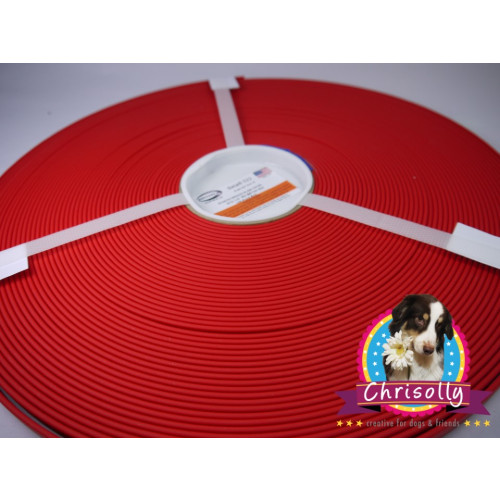 Kurze Stücke B1904 Biothane Rot 19mm 34cm