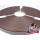Kurze Stücke B1318 Biothane Dunkelbraun 13mm 34cm