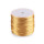 Satinkordel 1 mm Goldfarbig