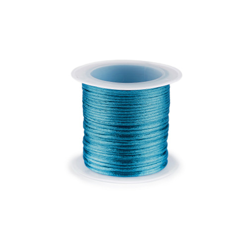 Satinkordel 1 mm Helles Blau