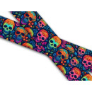 Biothane mit UV Druck 25mm "Skulls n Flowers"