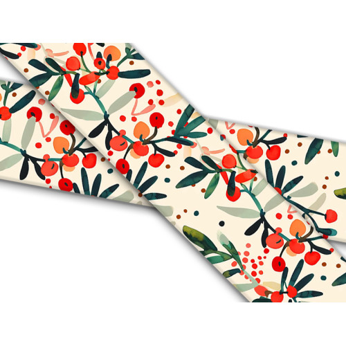 Biothane mit UV Druck 19mm "Holly Berries"