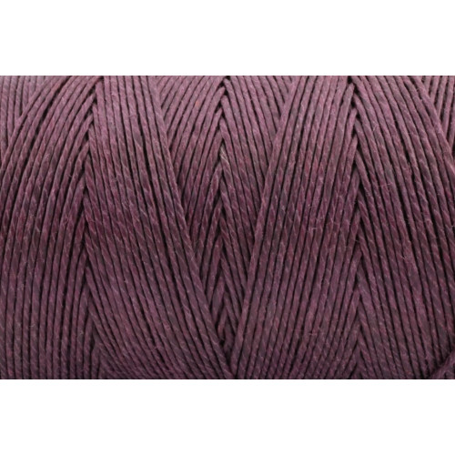 Leinengarn gewachst 0,7 mm Bordeaux