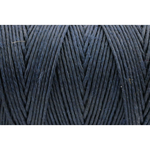 Leinengarn gewachst 0,7 mm Navy Blau