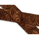 Biothane mit UV Druck 19mm "Carved Leather...