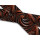 Biothane mit UV Druck 38mm "Carved Leather Feathers"