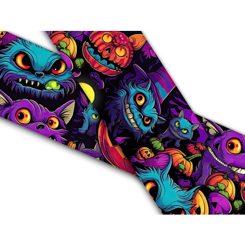 Biothane mit UV Druck 38mm "Halloween Cats"