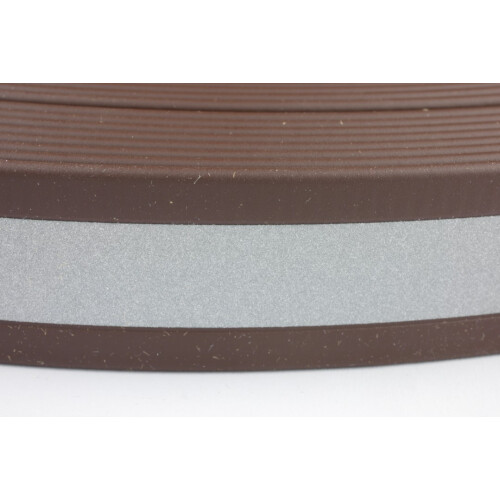 B2518ref Biothane Dunkelbraun 25mm reflektierend BR523
