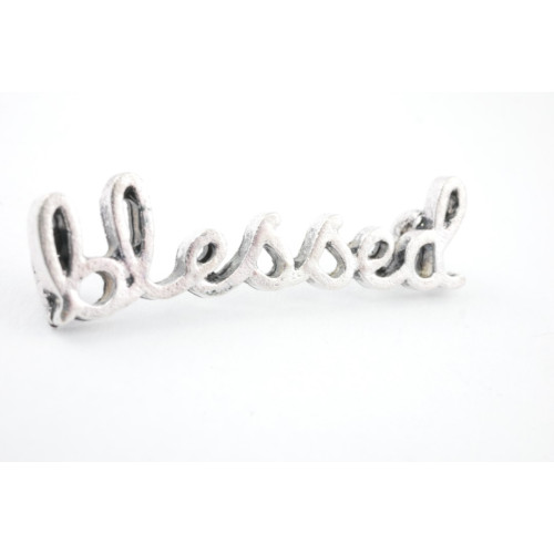 Verbinder Schriftzug "blessed"