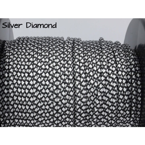 US - Cord  Typ 2 Silver Diamond 30m Bündel