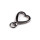Karabiner Herz Gun-Metall