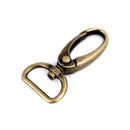 Karabiner 20 x 48 mm Antik Messingfarbig