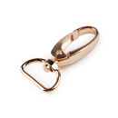 Karabiner 20 x 48 mm Rosegoldfarbig Hell