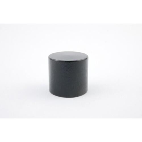 Endkappe ohne Öse Schwarz 10mm Premium