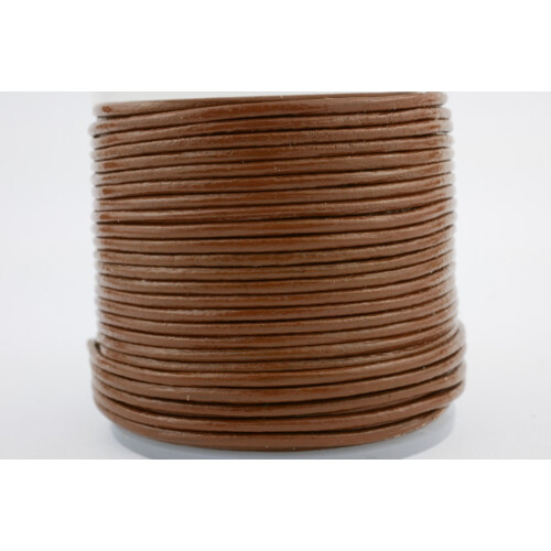 Leder 1,5mm Braun 25m Rolle