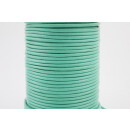 Leder 1,5mm Türkisgrün 25m Rolle