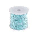 Rolle Wachsschnur 1mm Pastellblau