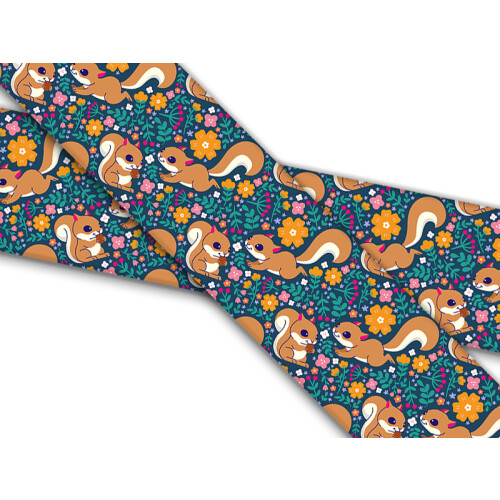 Biothane mit UV Druck 25mm "Squirrels"