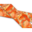 Biothane mit UV Druck 25mm "Marble Orange-Gold"