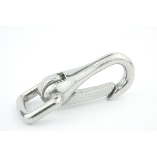 Blattfederhaken Edelstahl 13 x 51 mm