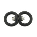 Aluminium Wirbel 16 mm Schwarz