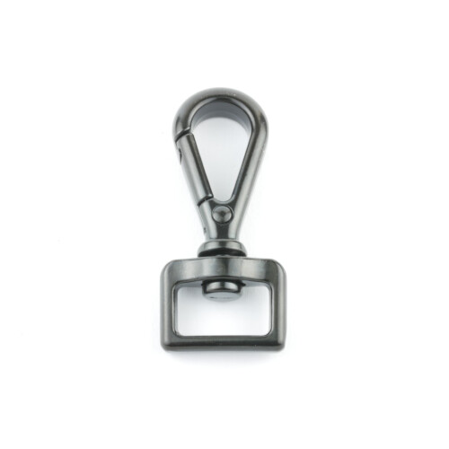 Karabinerhaken Snap Hook Schwarz GW 16x52mm